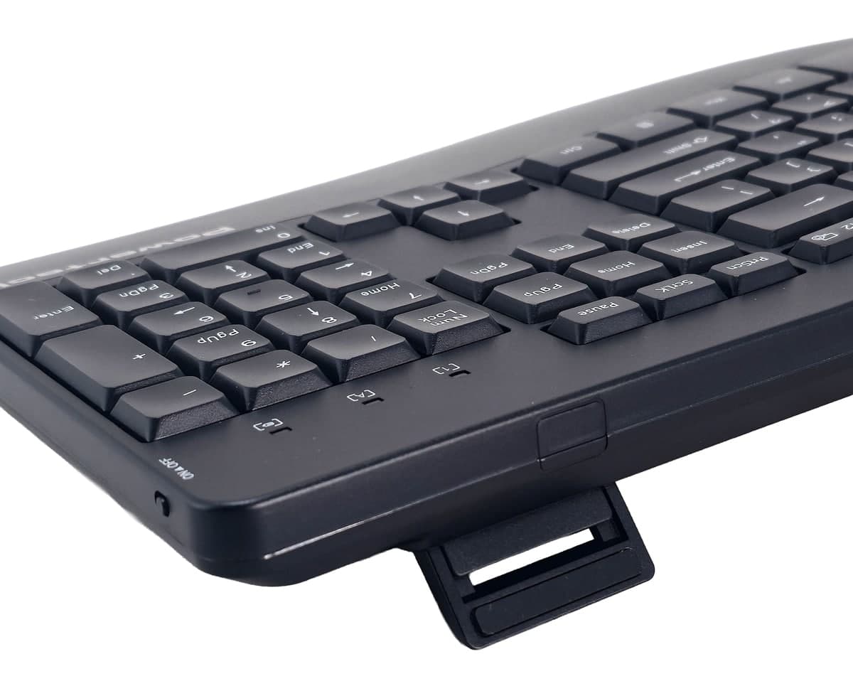 POWERTECH set ποντίκι & πληκτρολόγιο PT-1490, 2.4GHz & Bluetooth, μαύρο 3