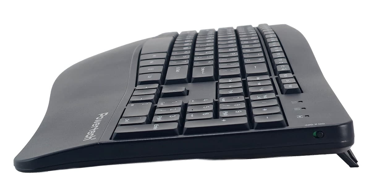 POWERTECH set ποντίκι & πληκτρολόγιο PT-1490, 2.4GHz & Bluetooth, μαύρο 4