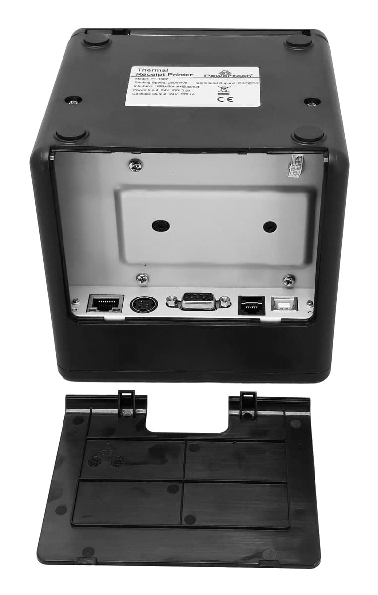 POWERTECH θερμικός εκτυπωτής αποδείξεων PT-1507, USB/Ethernet/Serial, auto cutter, μαύρος 5