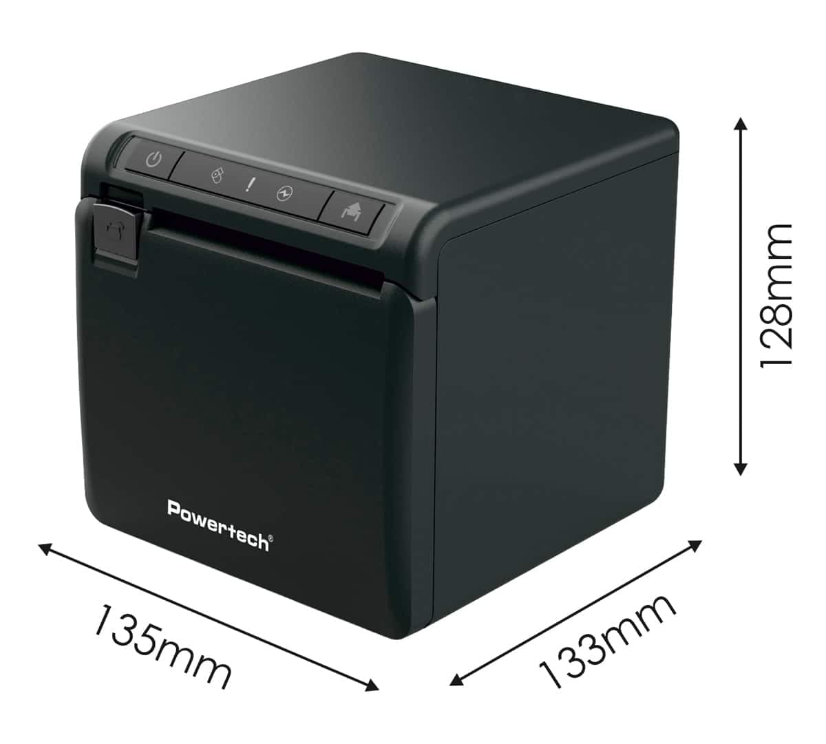 POWERTECH θερμικός εκτυπωτής αποδείξεων PT-1507, USB/Ethernet/Serial, auto cutter, μαύρος 6