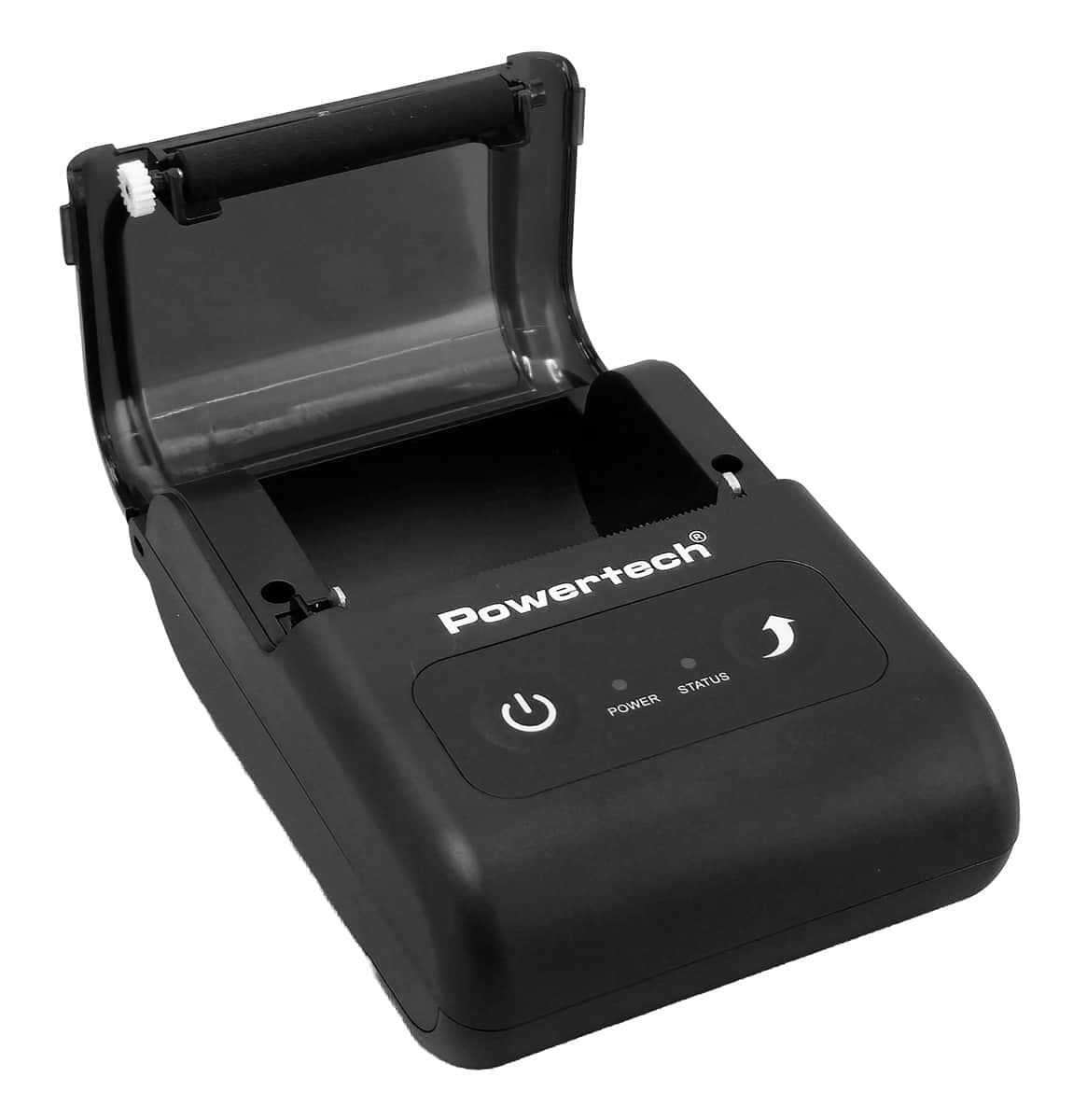 POWERTECH φορητός θερμικός εκτυπωτής αποδείξεων PT-1508, USB-C/Bluetooth, μαύρος 2
