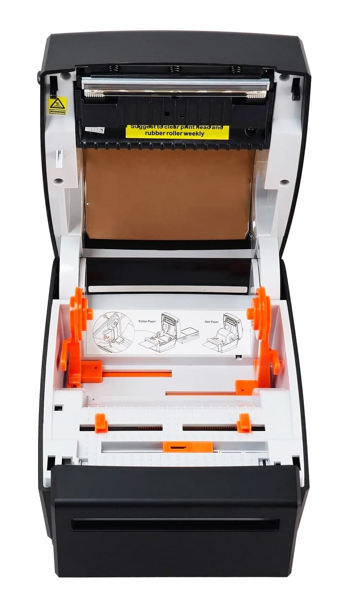 POWERTECH θερμικός εκτυπωτής ετικετών PT-1510, USB/Ethernet/Serial, auto cutter, μαύρος 2