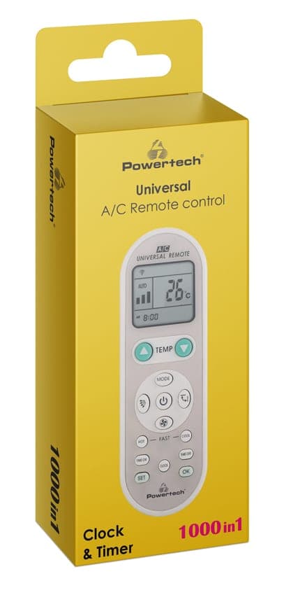 POWERTECH Χειριστήριο κλιματιστικού PT-835, universal 1000 σε 1 2