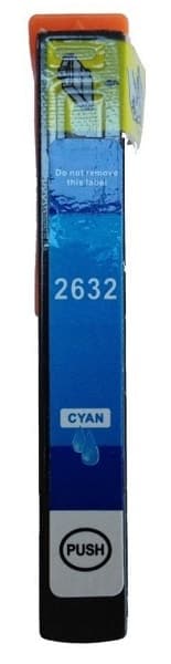 Συμβατό Inkjet μελάνι για Epson, T2632, κυανό