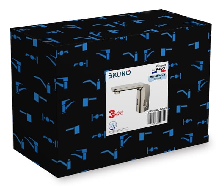 BRUNO μπαταρία νιπτήρα SF11019HCP-ABN με αισθητήρα, αναμεικτική, ασημί 6
