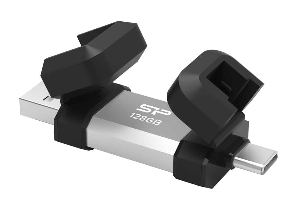 Μονάδα Flash USB SILICON POWER C51, USB/USB-C, 128GB, 120MBps, ασημί 5