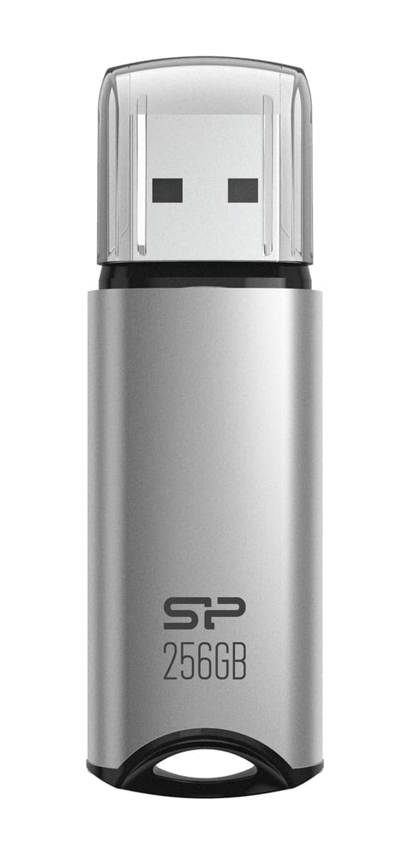 Μονάδα Flash USB SILICON POWER Marvel M02, 256GB, USB 3.2, γκρι