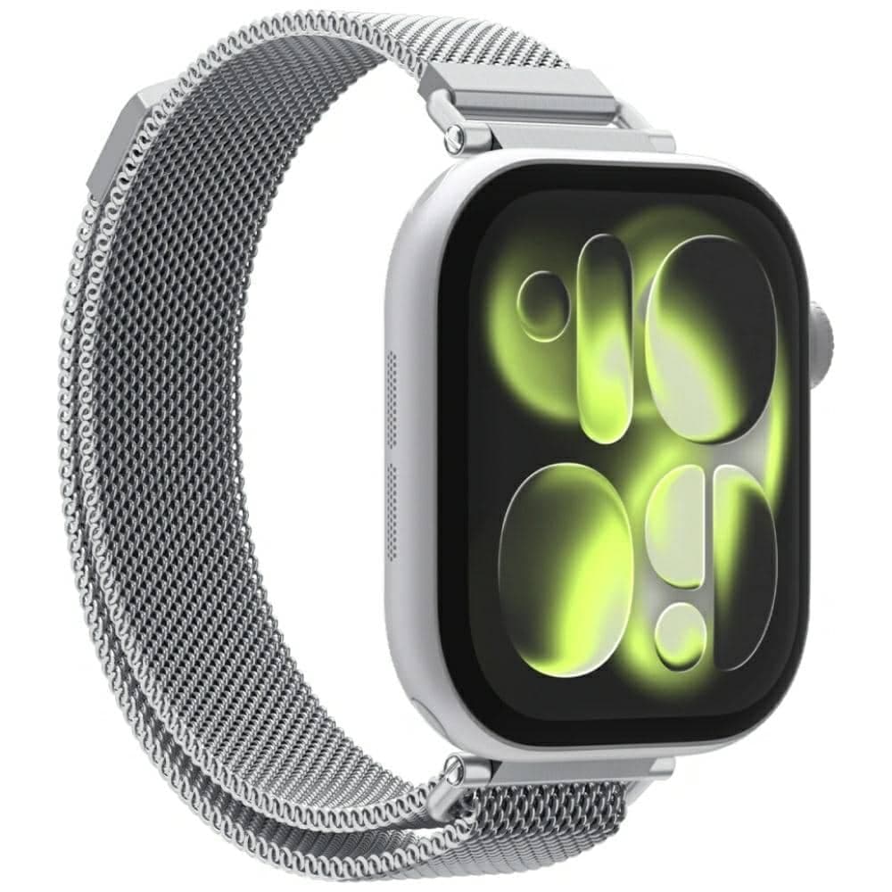 Λουράκι Spigen WBM4 για Apple Watch 8/9/10/11/SE (40/41/42mm) ασημί