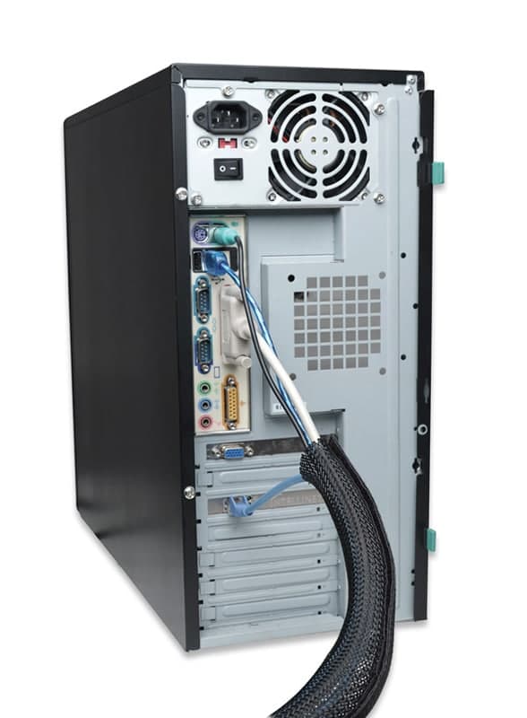 POWERTECH δεματικό καλωδίων τύπου Flex Wrap TIES-001, 1.8m, μαύρο 4