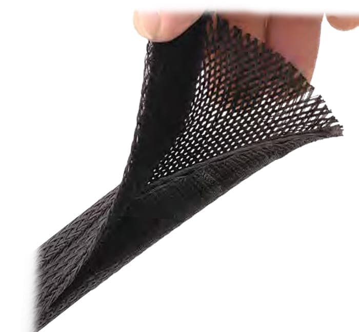 POWERTECH δεματικό καλωδίων τύπου Flex Wrap TIES-001, 1.8m, μαύρο 5