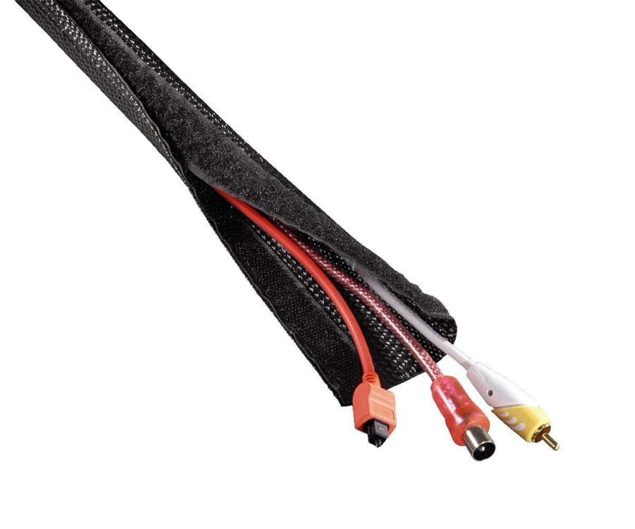 POWERTECH δεματικό καλωδίων τύπου Flex Wrap TIES-001, 1.8m, μαύρο 6
