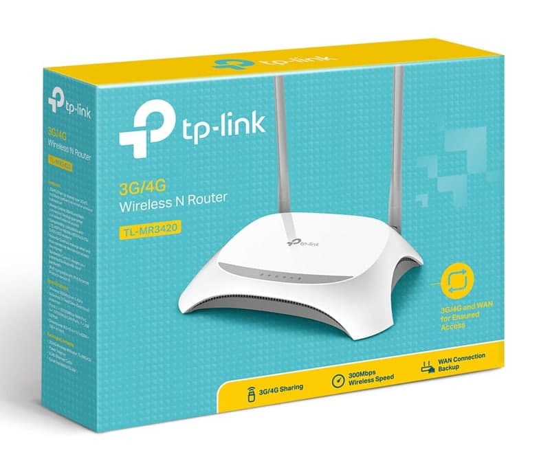 WIRELESS ROUTER TP-LINK TL-MR3420 3