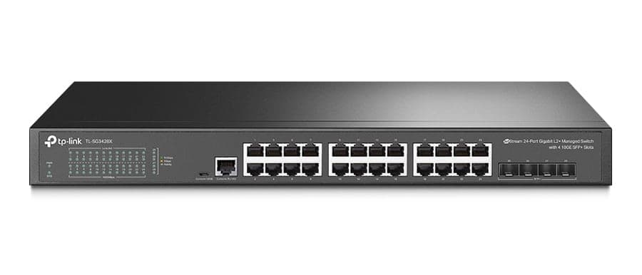Διαχειριζόμενος διακόπτης TP-LINK L2+ TL-SG3428X, 24 θυρών Gigabit, 4x SFP+, Έκδ.1.0