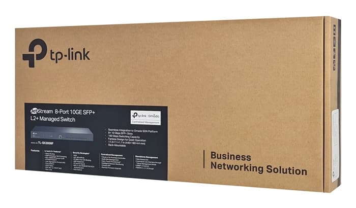 Διαχειριζόμενος διακόπτης TP-LINK L2+ TL-SX3008F, 8 θύρες 10Gbps SFP+, Έκδ. 1.0 5