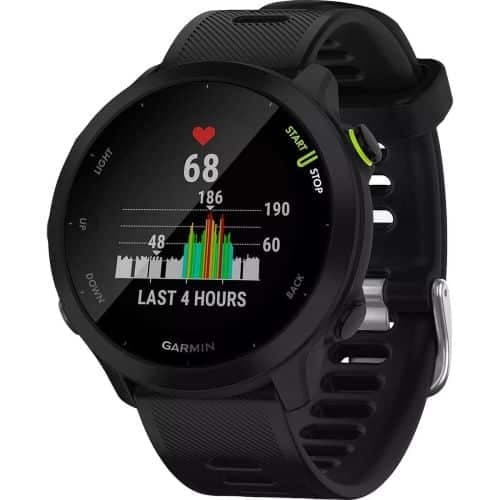 Έξυπνο ρολόι Garmin Forerunner 55 42mm, GPS, Μαύρο EU