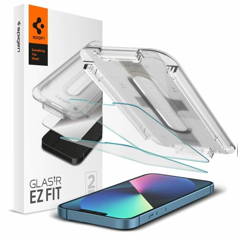 Tempered glass for iPhone 13 / 13 Pro / 14 with Spigen Glas.tR EZ FIT applicator (2 pcs.) 2