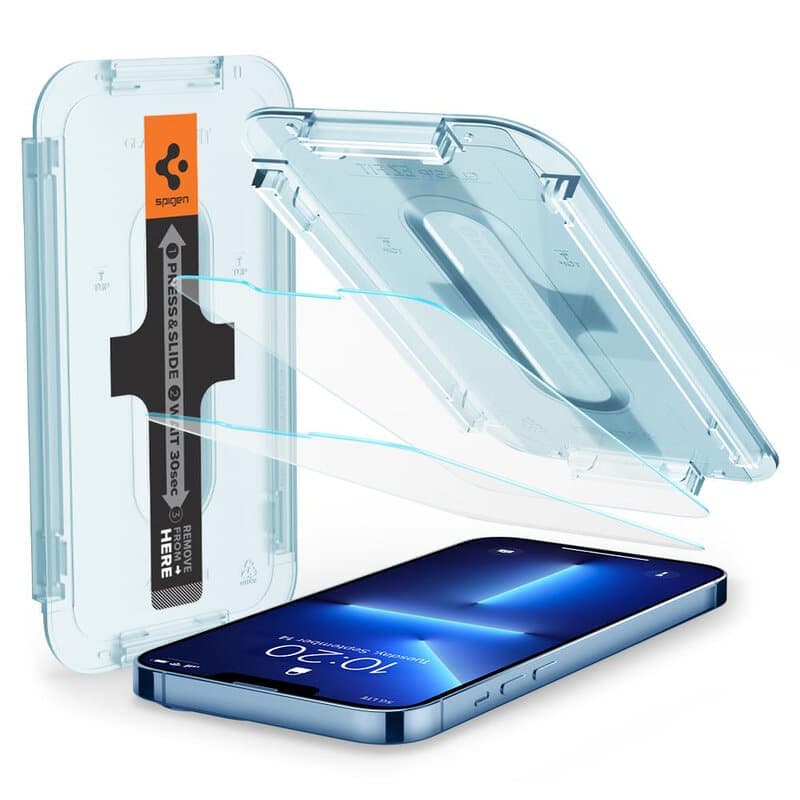 Tempered glass for iPhone 13 / 13 Pro / 14 with Spigen Glas.tR EZ FIT applicator (2 pcs.) 5