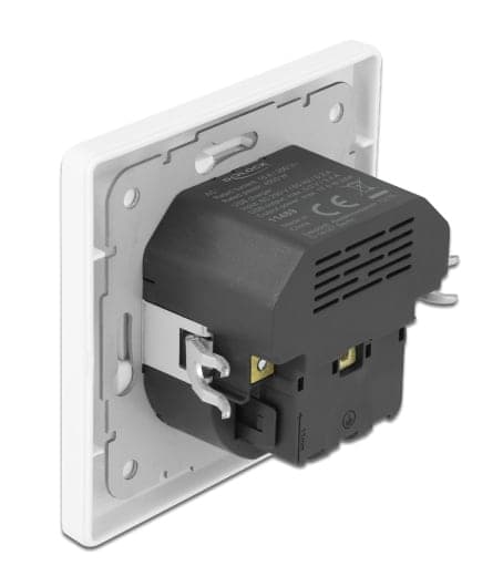 DELOCK πρίζα τοίχου 11489 με θύρες φόρτισης USB & USB Type-C 3.4A, λευκή 2