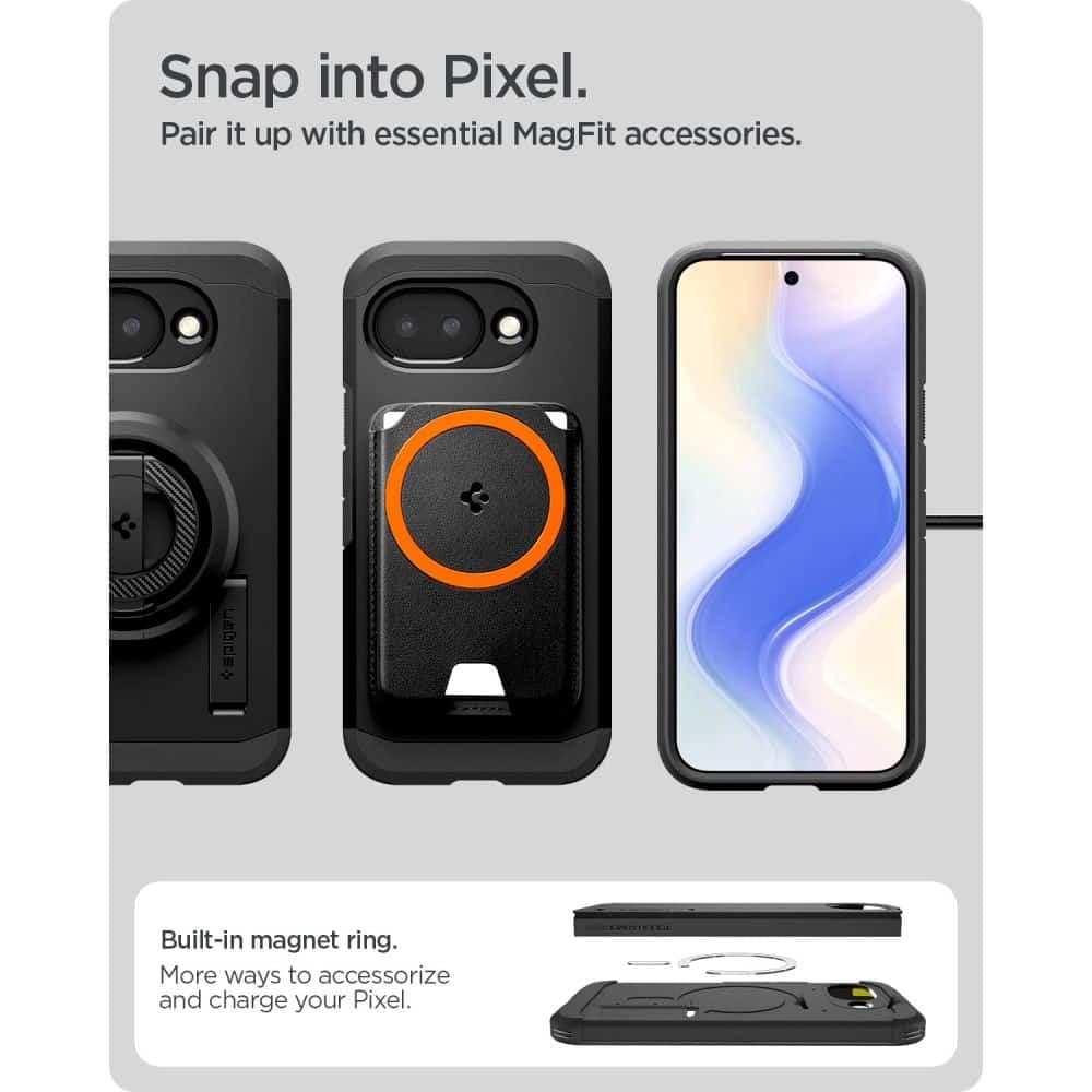 Spigen Tough Armor - θήκη για Google Pixel 10a - Μαύρο 10