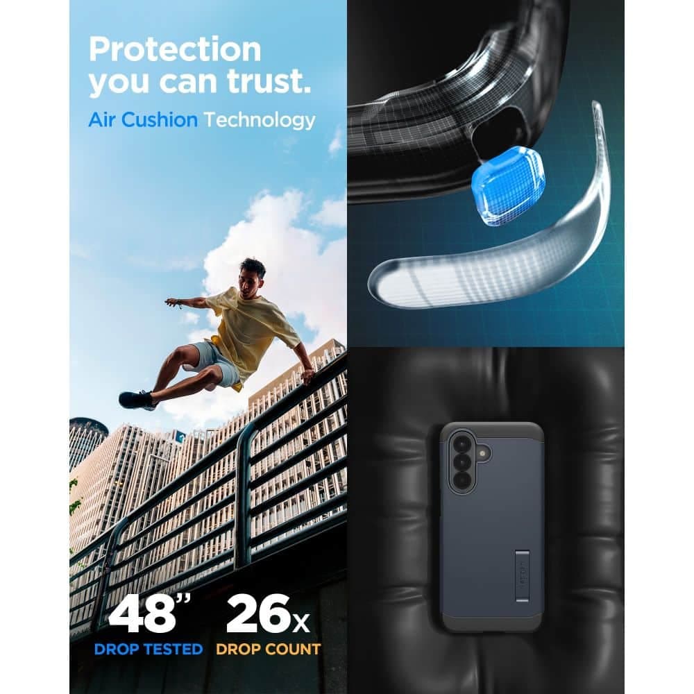 Spigen Tough Armor - θήκη για Samsung Galaxy A57 - Διάφανο 11
