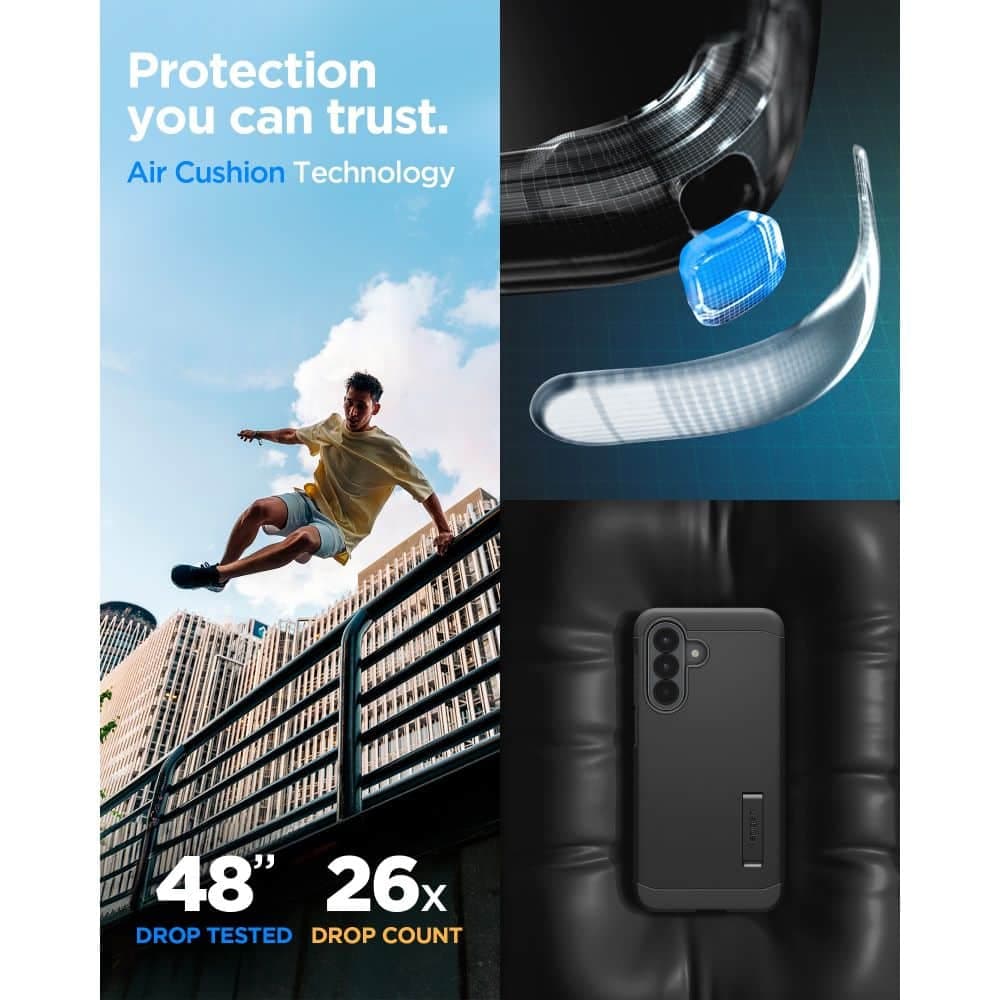 Spigen Tough Armor - θήκη για Samsung Galaxy A57 - Μαύρο 11