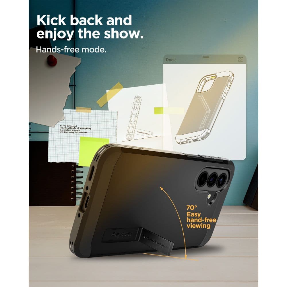 Spigen Tough Armor - θήκη για Samsung Galaxy A37 - Μαύρο 12