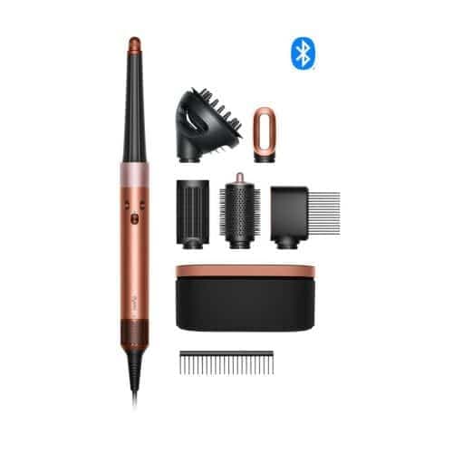 Dyson Airwrap I.D. Curly + Coily Πολυχρηστικό Πλήρες Μακρύ Πινέλο Χτενίσματος και Στεγνωτήριο HS08 Amber Silk (Έκδοση Δώρου) EU 142899-01