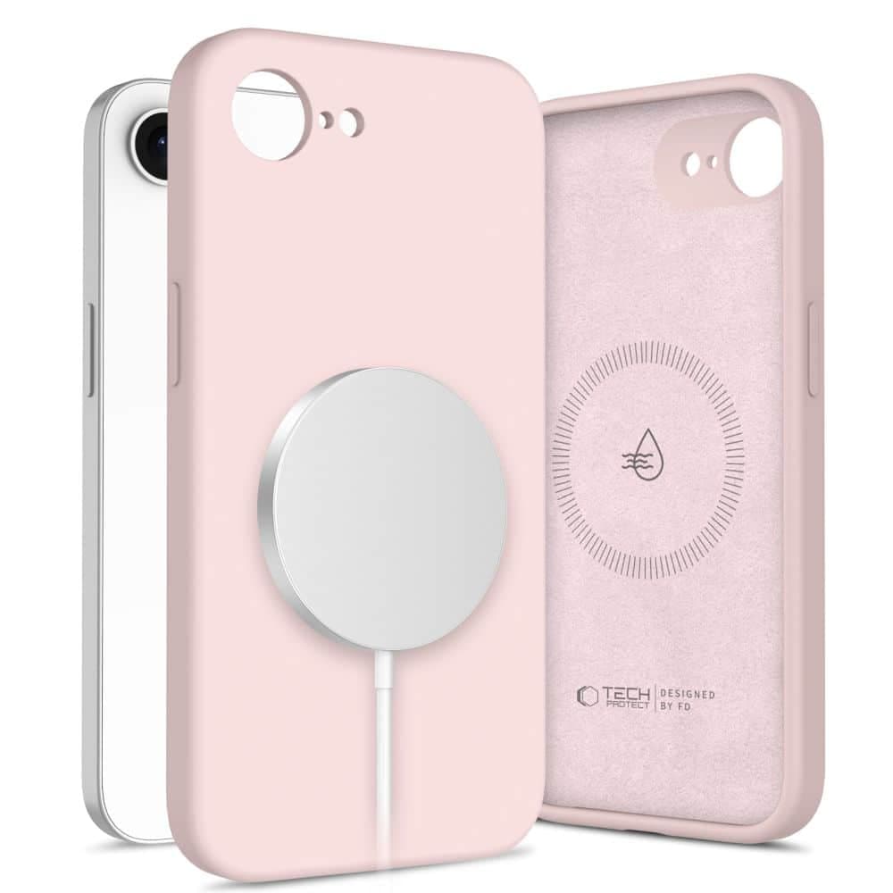 TECH-PROTECT SILICONE MAGSAFE - θήκη για Apple iPhone 16e / 17e - Ροζ
