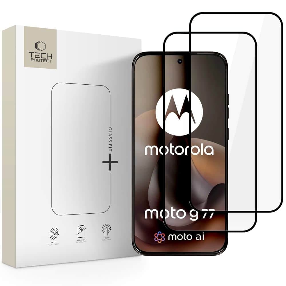 TECH-PROTECT GLASS FIT+ - θήκη για Motorola Moto G67 / G77 - Διάφανο