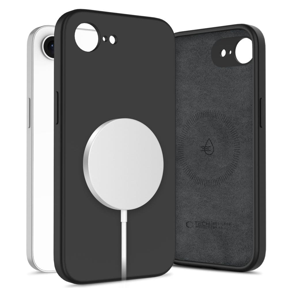 TECH-PROTECT SILICONE MAGSAFE - θήκη για Apple iPhone 16e / 17e - Μαύρο