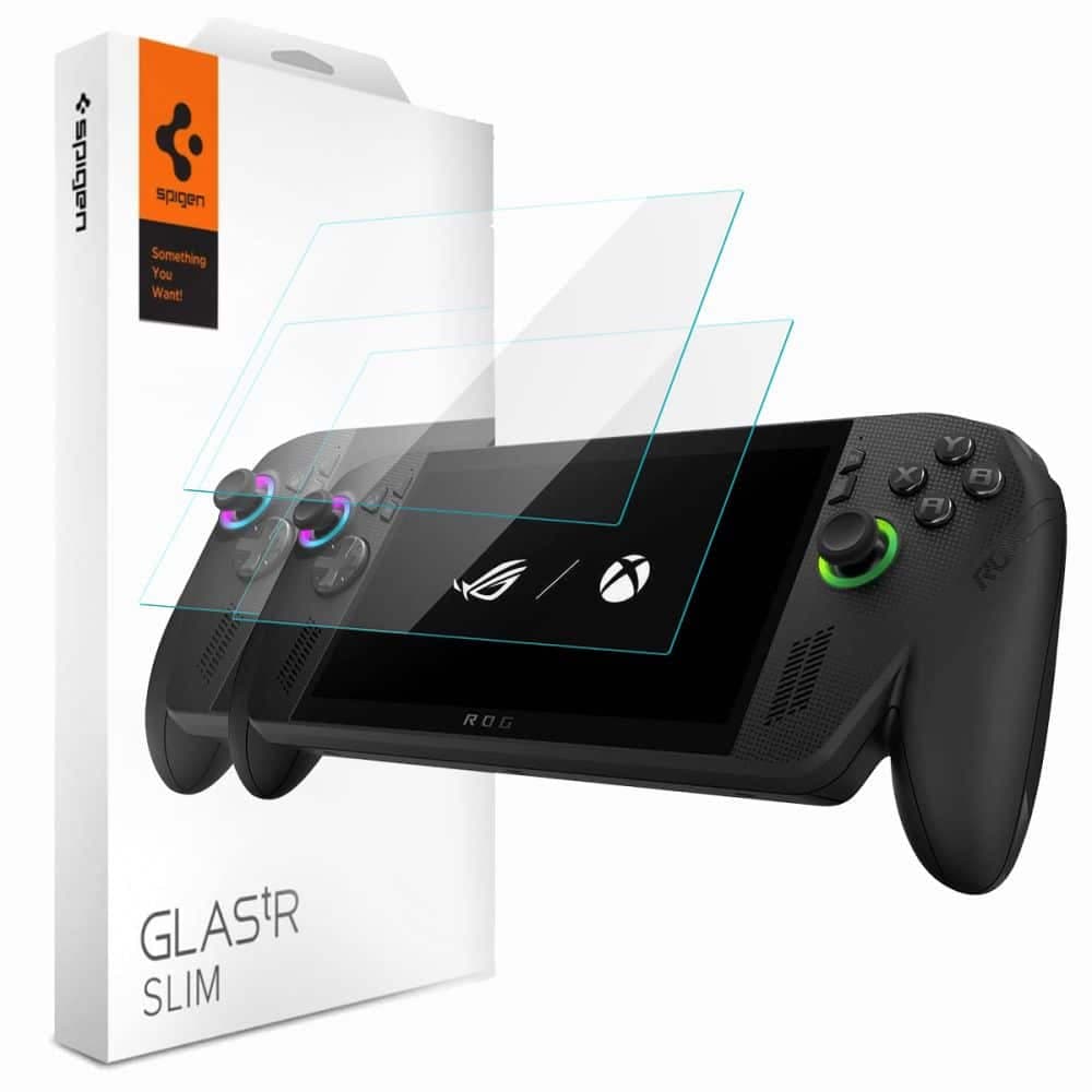Σκληρυμένο γυαλί SPIGEN GLAS.TR SLIM 2 τεμαχίων ROG ALLY / ALLY X 2023-2025 / MSI CLAW 7 AI+ ΔΙΑΦΑΝΕΣ