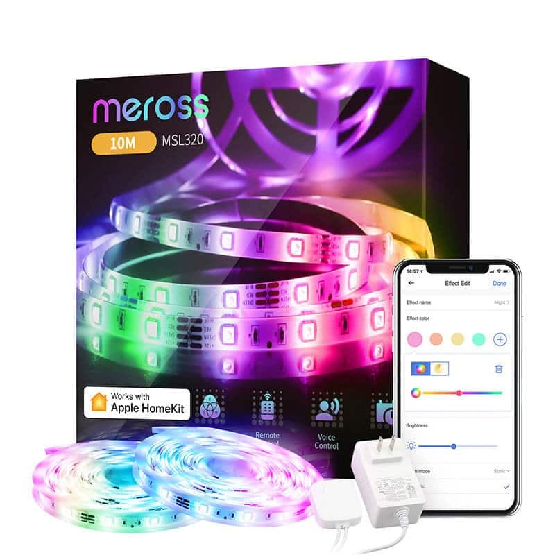 Meross Έξυπνη Ταινία Φωτισμού LED Wi-Fi MSL320  2x 5m (HomeKit) (2τμχ) 2