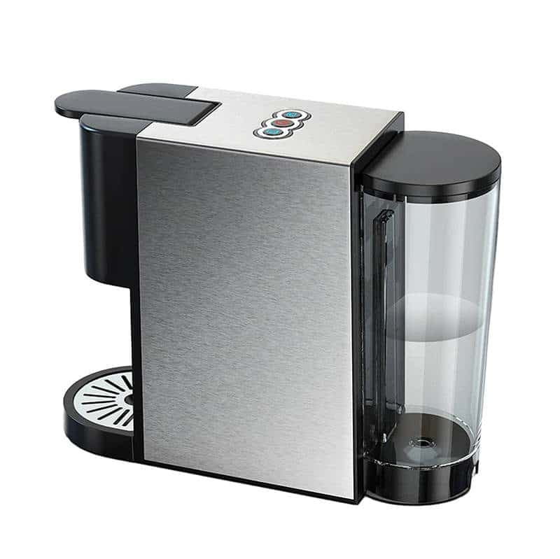 HiBREW Καφετιέρα για Κάψουλες H3A 4σε1 19bar (Μαύρο/Ασημί) 2