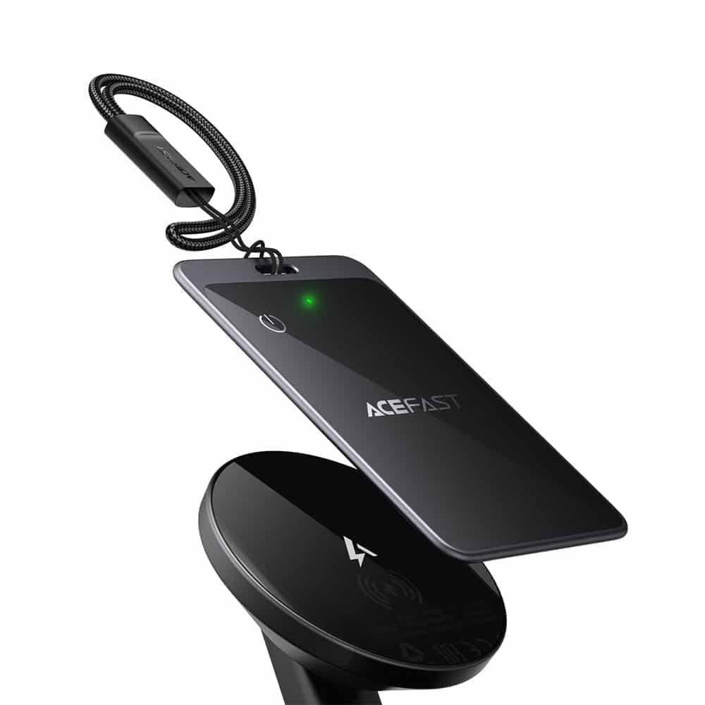 Acefast - Έξυπνο Finder Card Tracker (S3) - Συμβατότητα με iOS, Bluetooth, IP68, Εξαιρετικά λεπτό, Μπαταρία 3 μηνών - Μεταλλικό γκρι 4