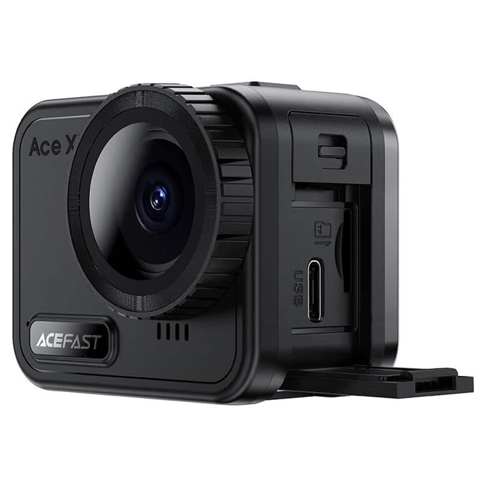 Acefast - Κάμερα Δράσης (X1) - 4K, 20MP, Wi-Fi, Σταθεροποίηση EIS, Οθόνη Αφής 2,1", IPX8 21m Αδιάβροχη - Μαύρη 2