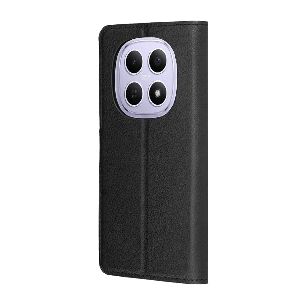 Techsuit Leather Folio - θήκη για Xiaomi Redmi Note 15 / 5G 4G Poco M8 - Μαύρο 5