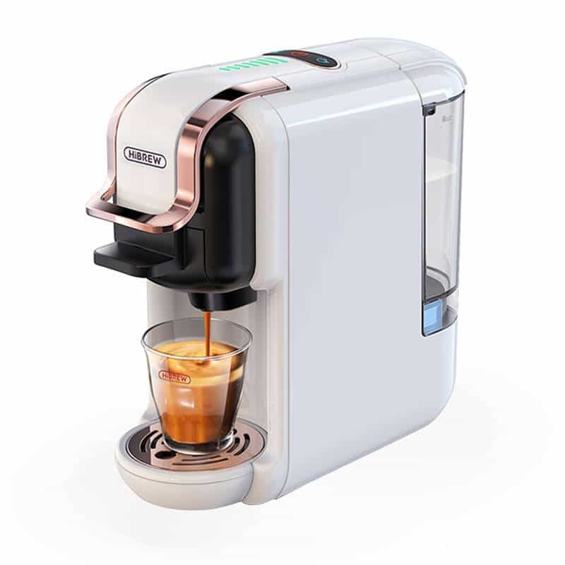 HiBREW Καφετιέρα για Κάψουλες H2B 5σε1 19bar (Λευκό)