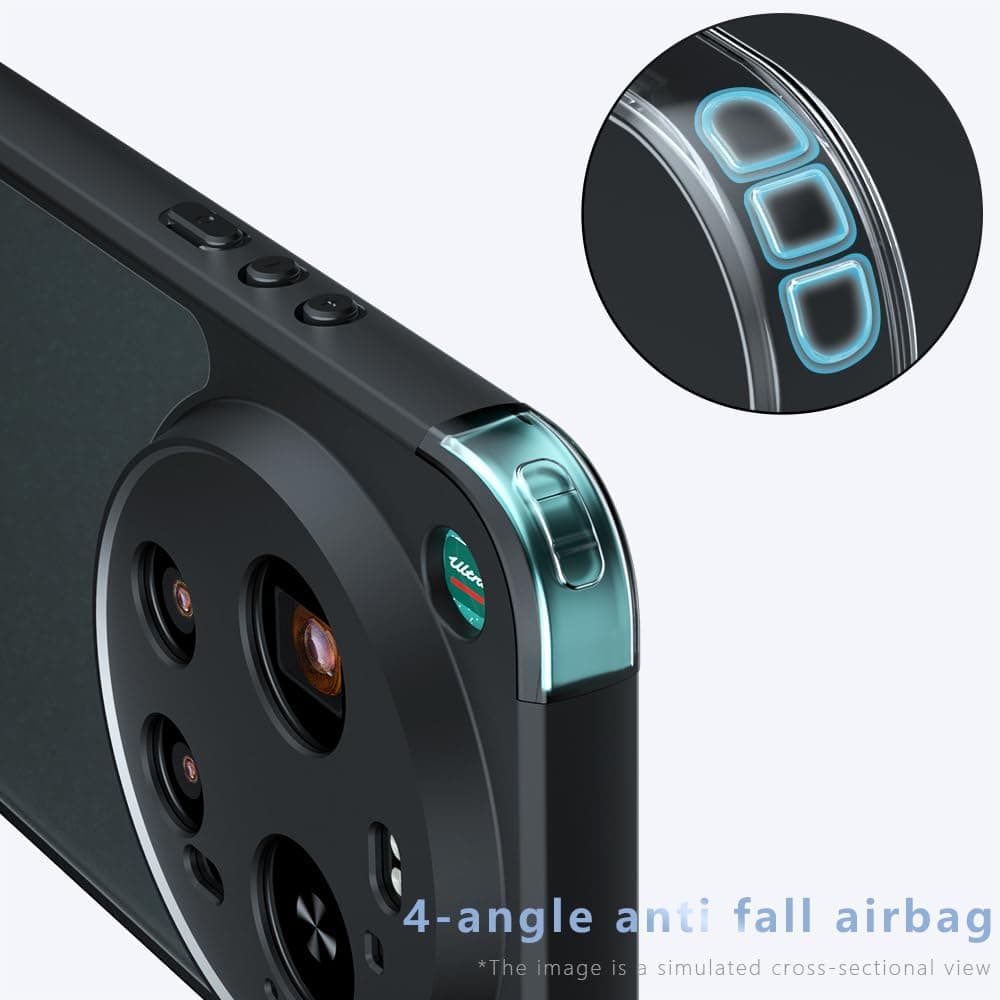 Techsuit PureFrost - θήκη για Xiaomi 17 Ultra - Μαύρο 2