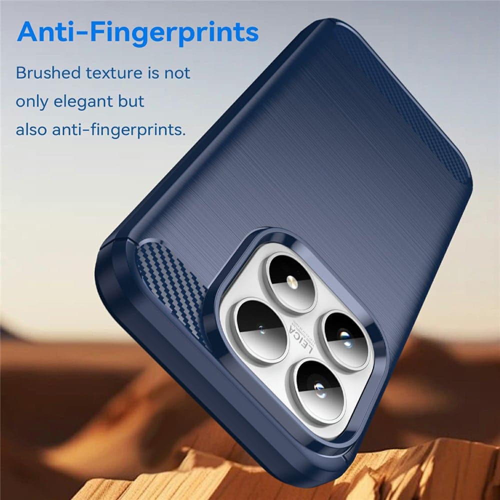 Techsuit Carbon Silicone - θήκη για Xiaomi 17 - Μπλε 3