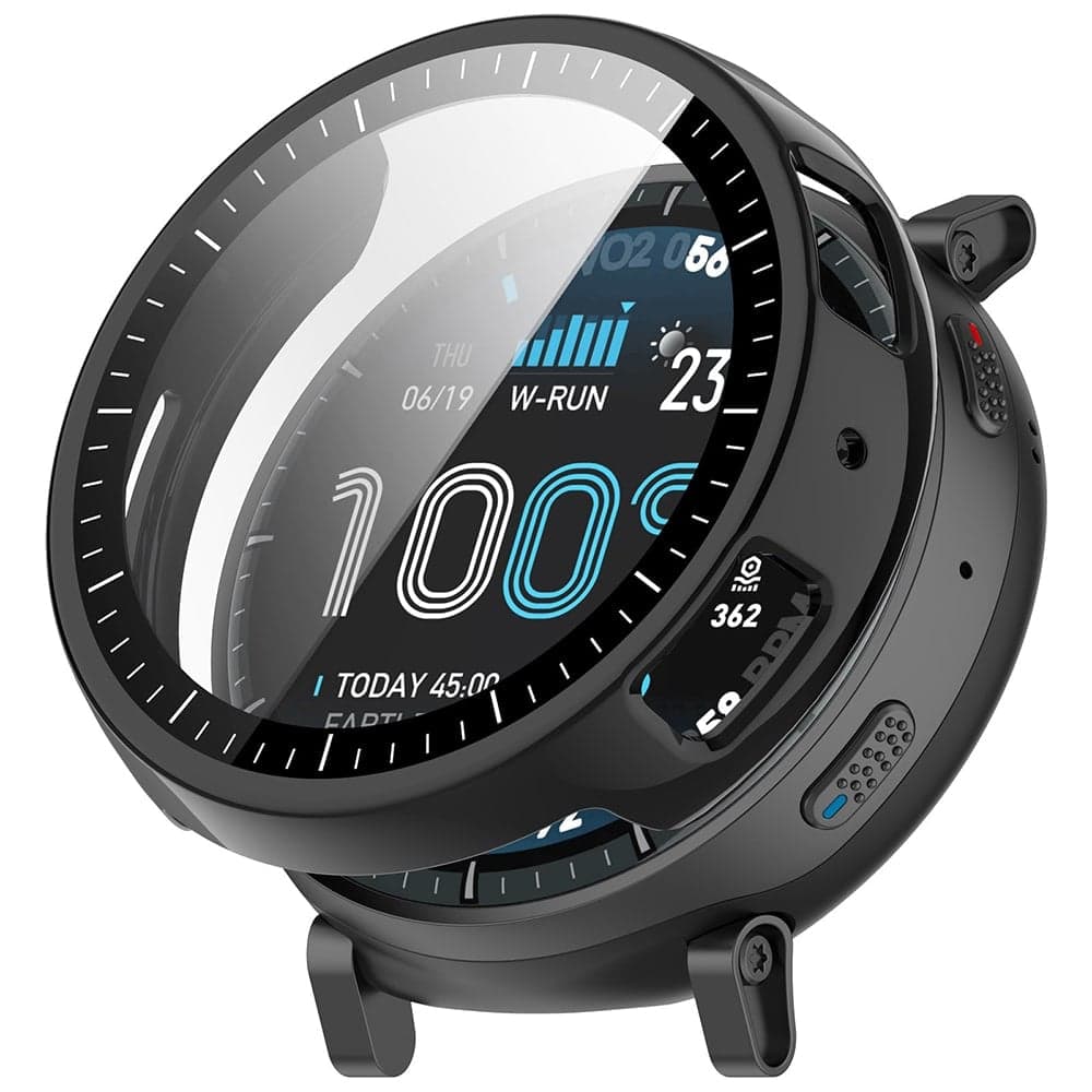 Techsuit - Defense360 Pro + Προστατευτικό οθόνης - Amazfit Active Max - Μαύρο