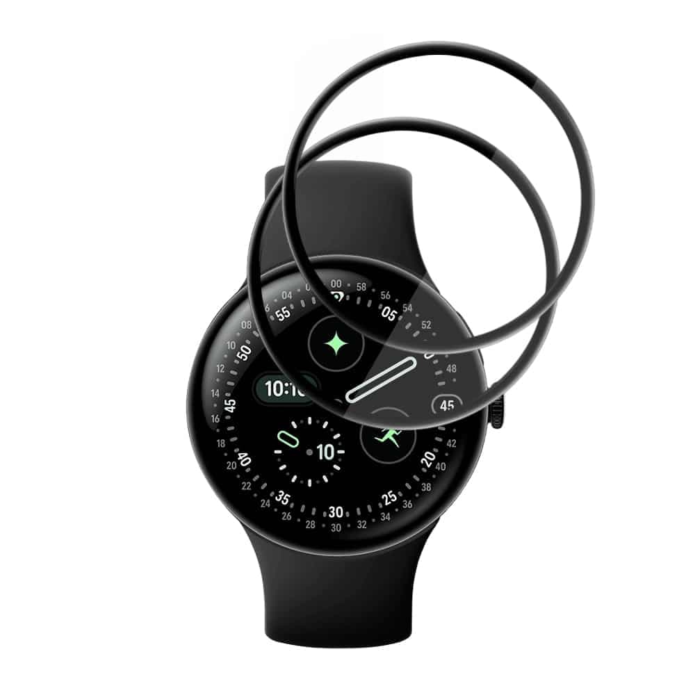 Techsuit - Nano Flex (συσκευασία 2 τεμαχίων) - Google Pixel Watch 4 45mm - Μαύρο 2