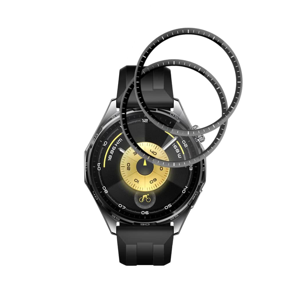 Techsuit - Nano Flex (συσκευασία 2 τεμαχίων) - Huawei Watch GT 6 46mm - Μαύρο 2