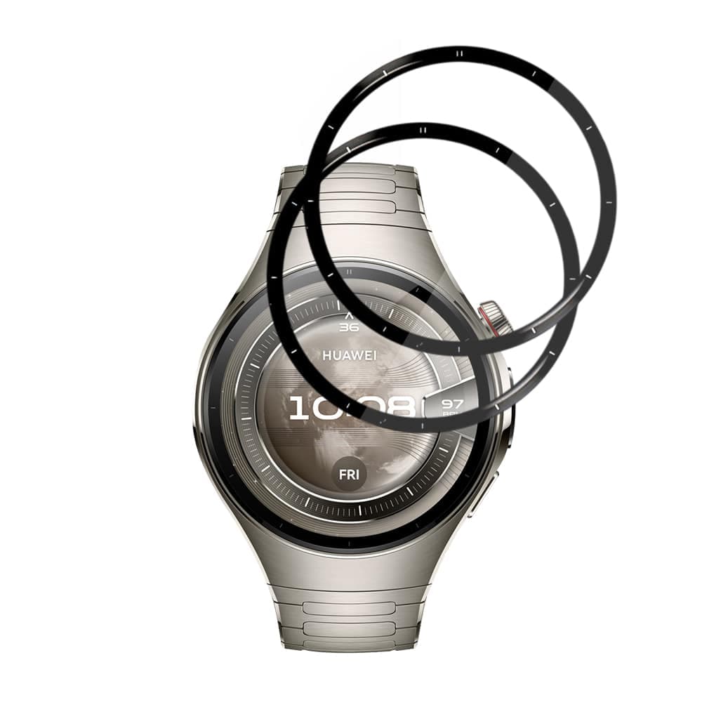 Techsuit - Nano Flex (συσκευασία 2 τεμαχίων) - Huawei Watch 5 46mm - Μαύρο 2