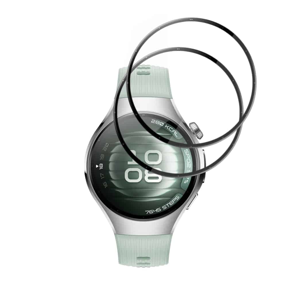 Techsuit - Nano Flex (συσκευασία 2 τεμαχίων) - Huawei Watch 5 42mm - Μαύρο 2
