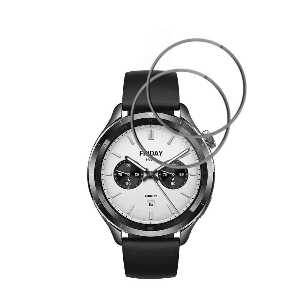 Techsuit - Nano Flex (συσκευασία 2 τεμαχίων) - Xiaomi Watch S4 - Μαύρο 2