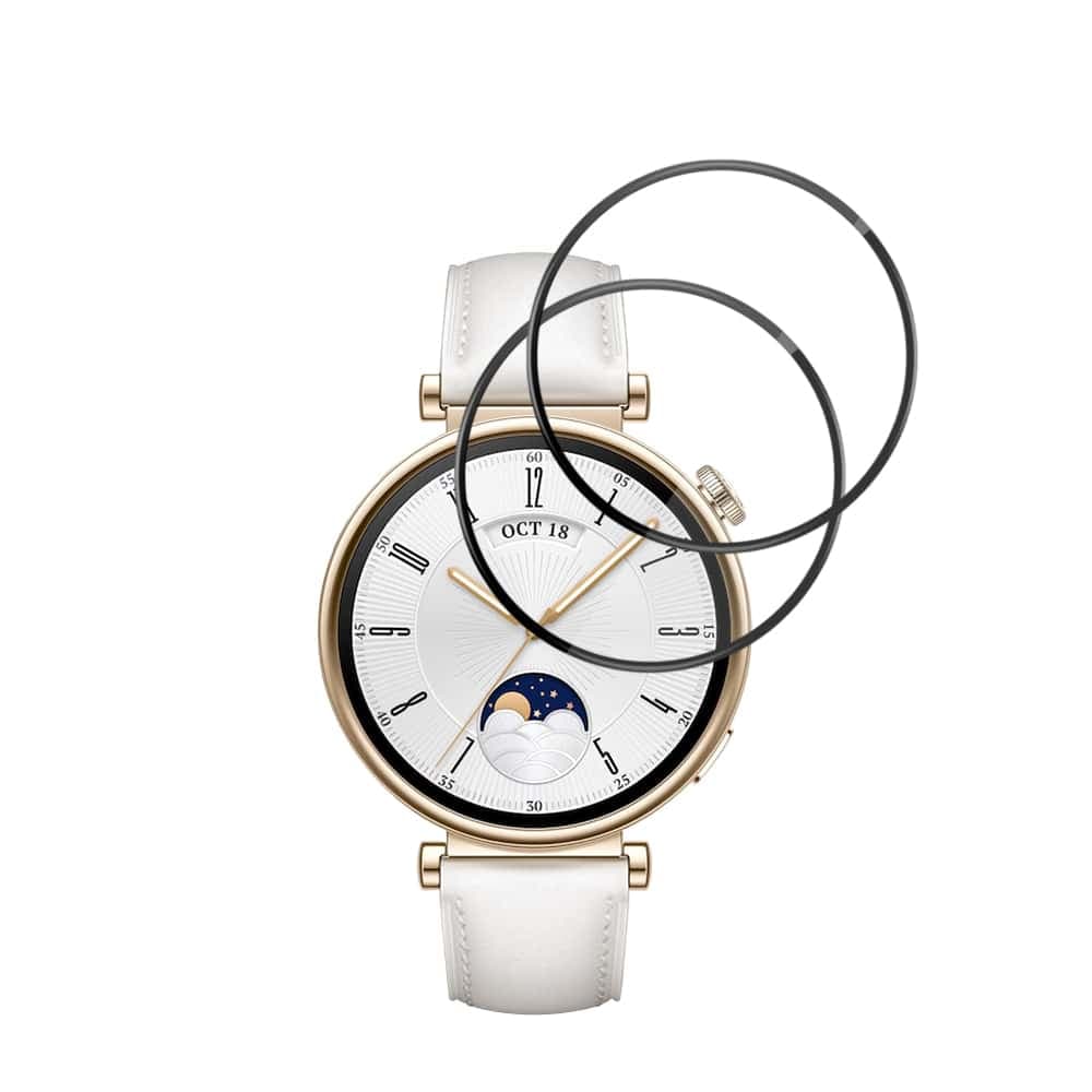 Techsuit - Nano Flex (συσκευασία 2 τεμαχίων) - Huawei Watch GT 4 41mm - Μαύρο 2