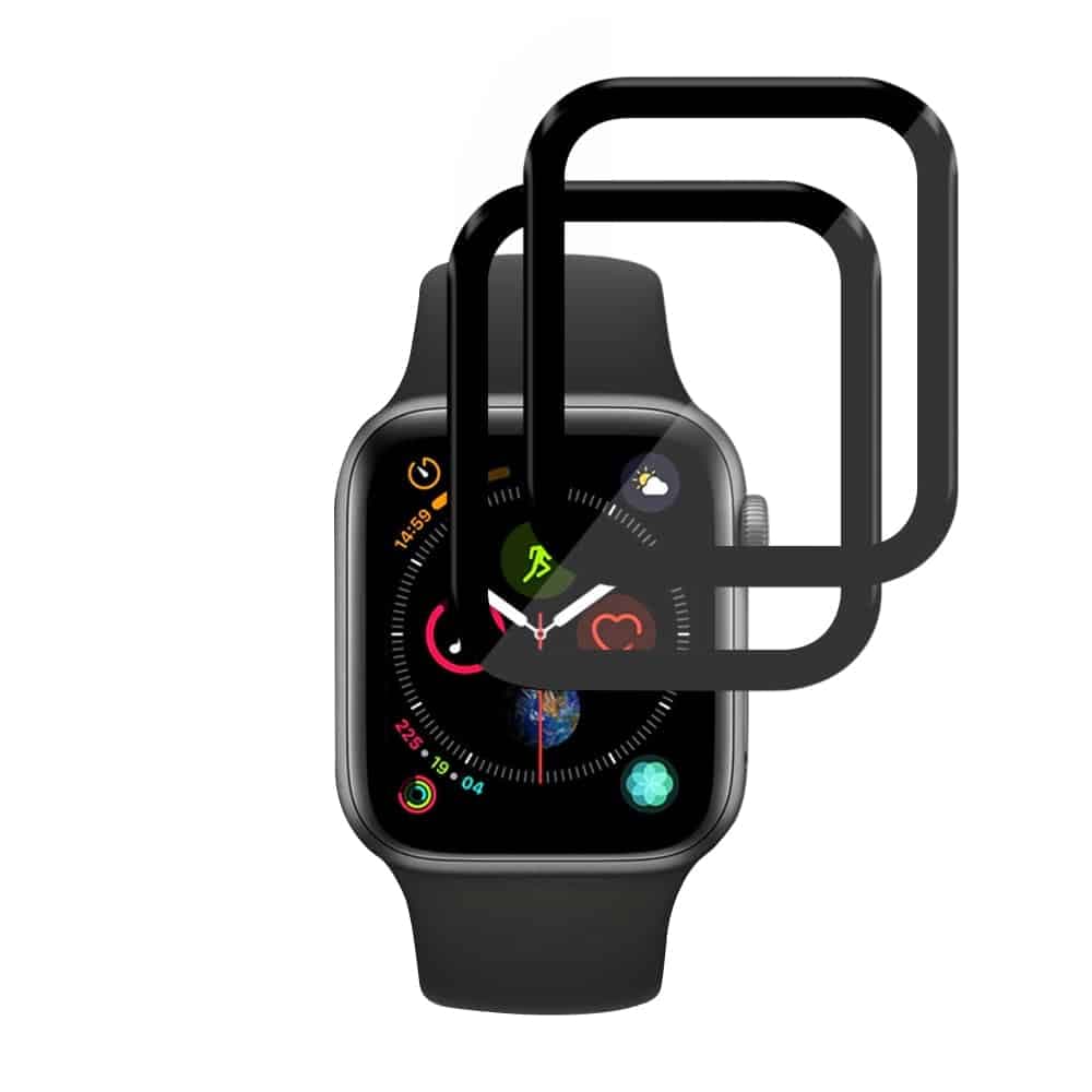 Techsuit - Nano Flex (συσκευασία 2 τεμαχίων) - Apple Watch 4 / 5 / 6 / SE / SE 2 / SE 3 40mm - Μαύρο 2