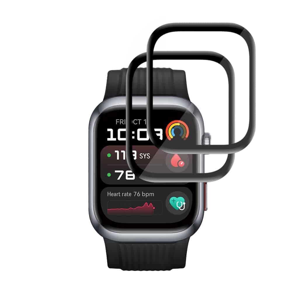 Techsuit - Nano Flex (συσκευασία 2 τεμαχίων) - Huawei Watch D2 - Μαύρο 2