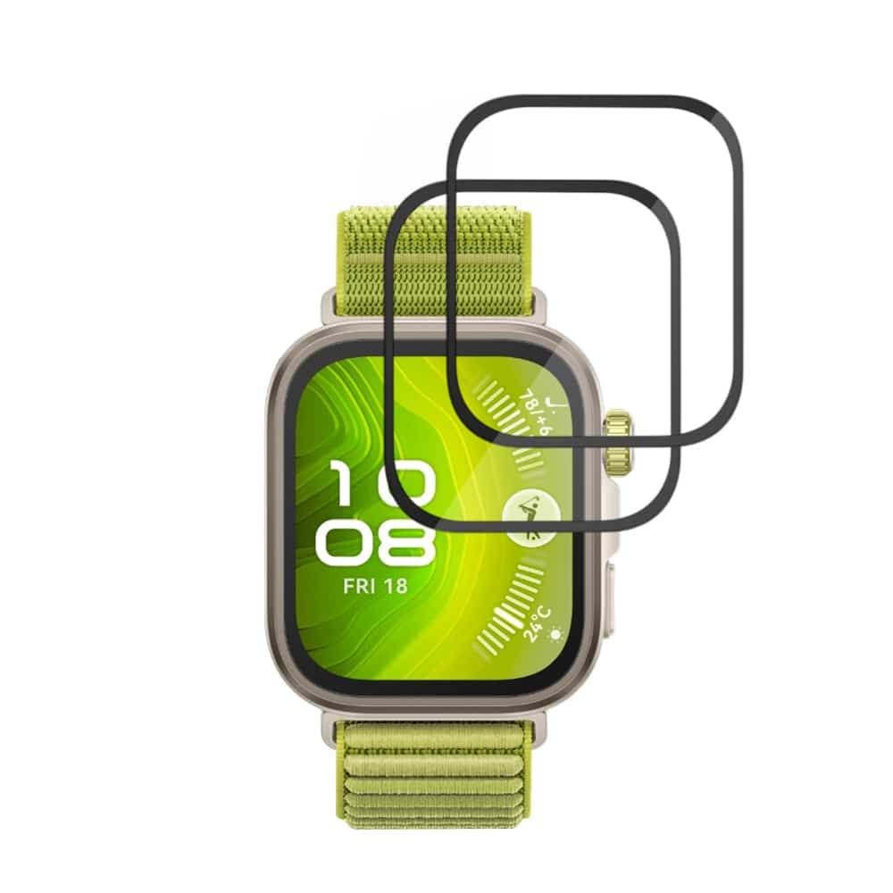 Techsuit - Nano Flex (συσκευασία 2 τεμαχίων) - Huawei Watch Fit 4 Pro - Μαύρο 2