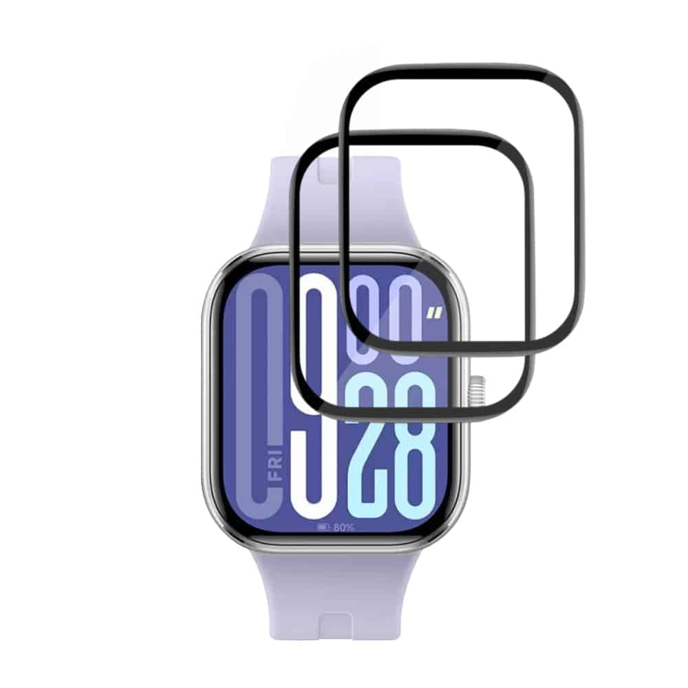 Techsuit - Nano Flex (συσκευασία 2 τεμαχίων) - Xiaomi Redmi Watch 5 - Μαύρο 2